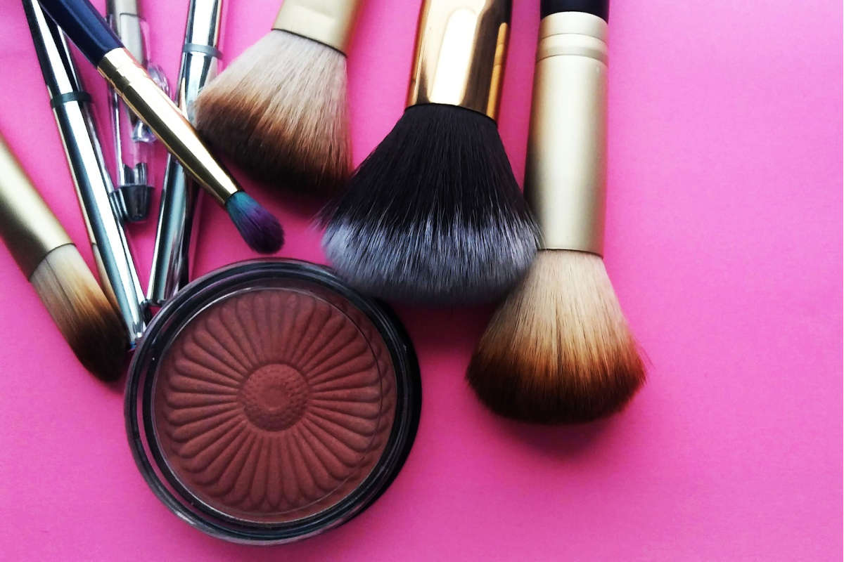 Blush e pennelli trucco