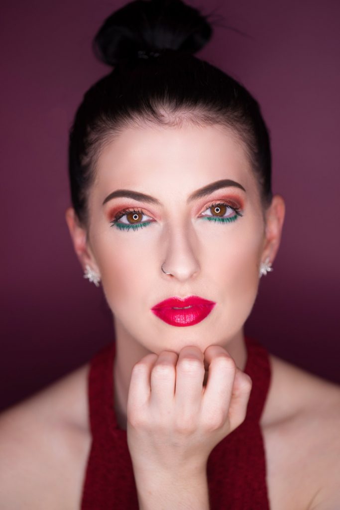 trucco colorato occhi