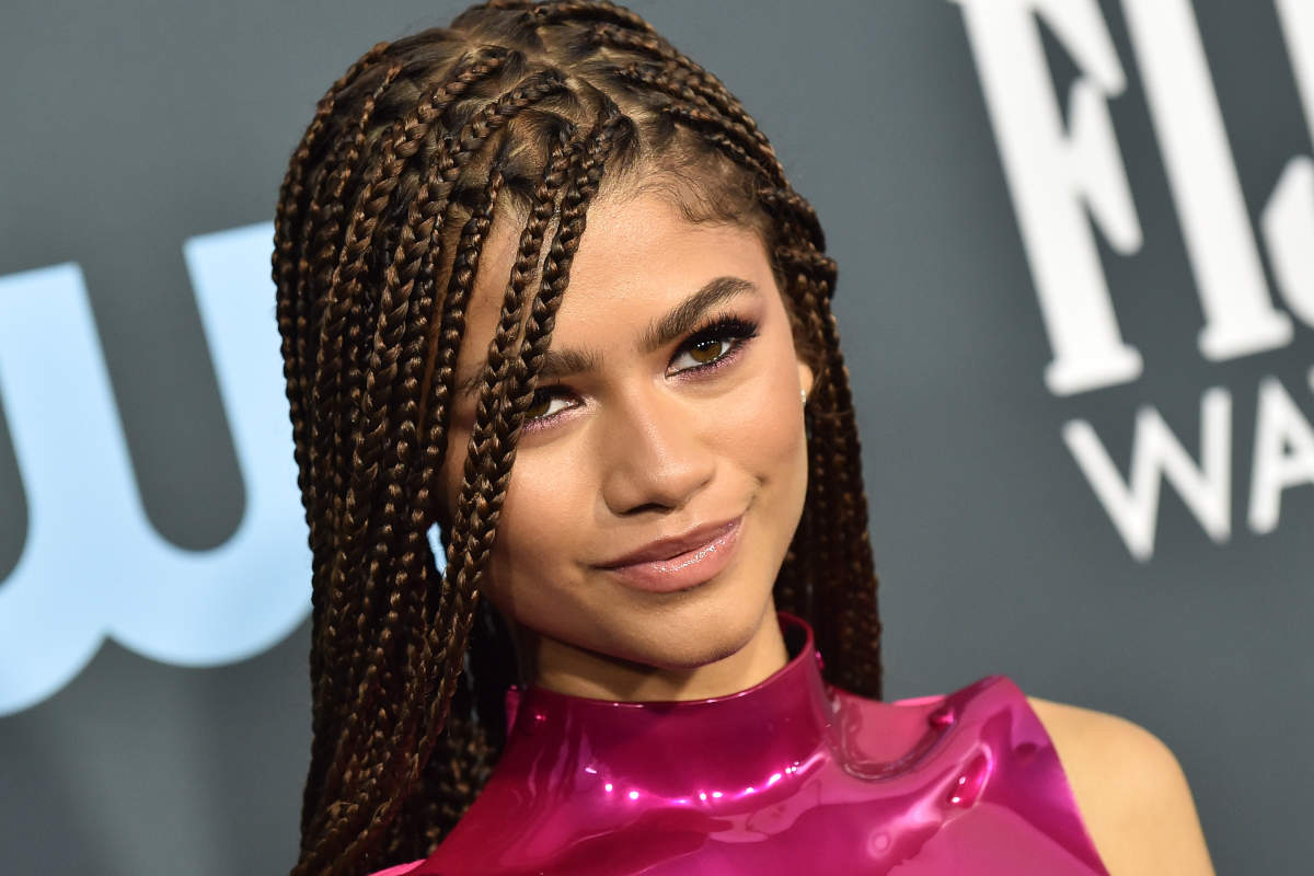 Zendaya con trecce