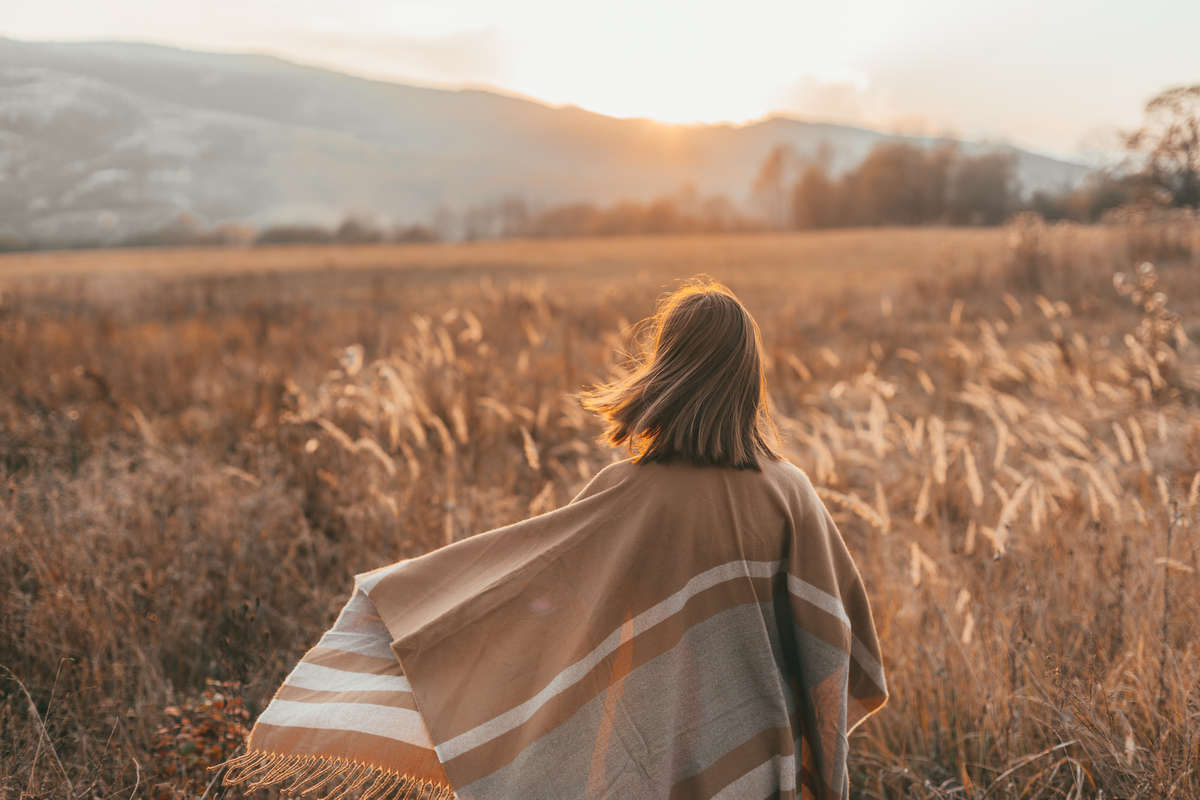 poncho tendenza autunno