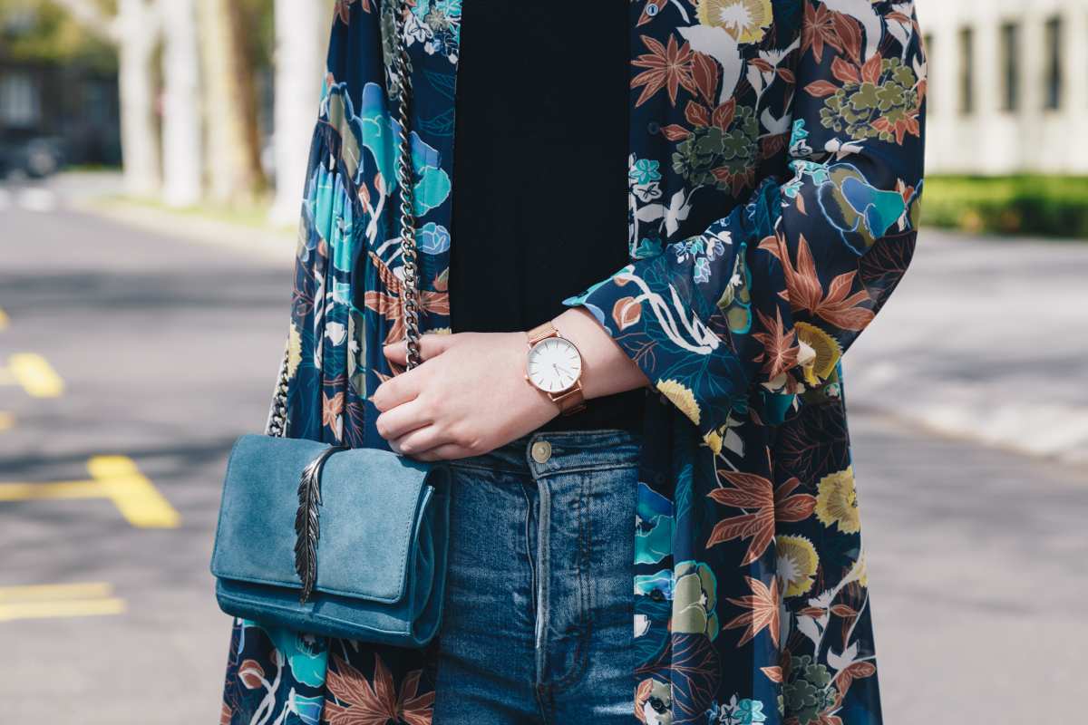 Blusa stampa floreale
