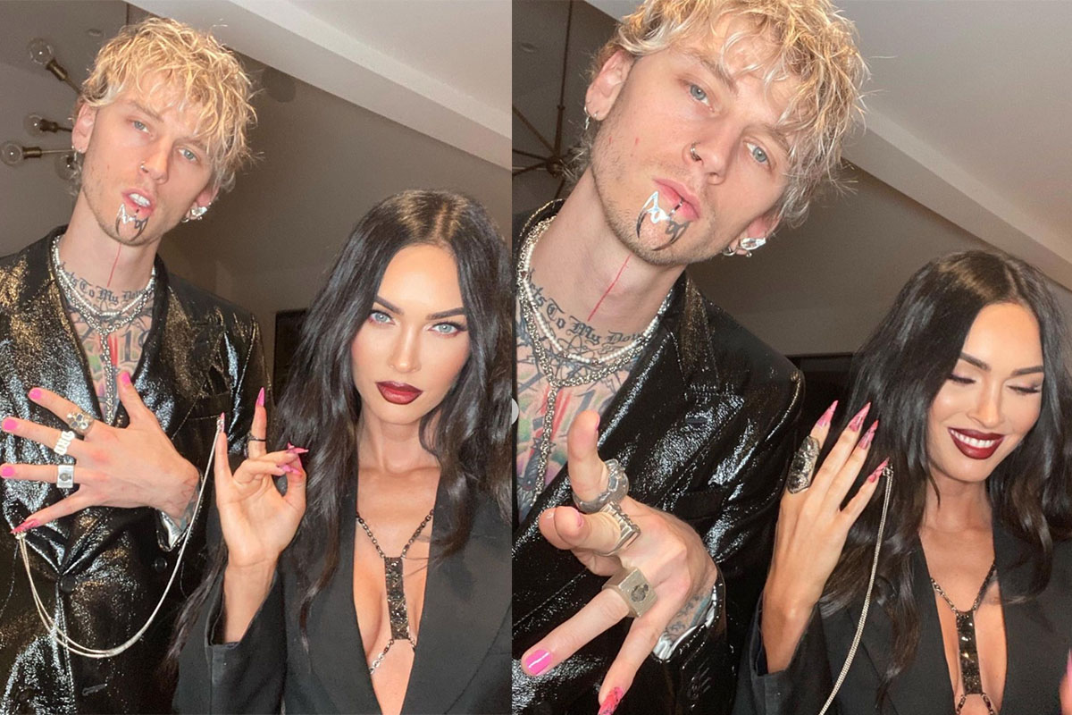 Megan Fox e Machine Gun Kelly uniti per le unghie… Manicure di coppia è la nuova tendenza