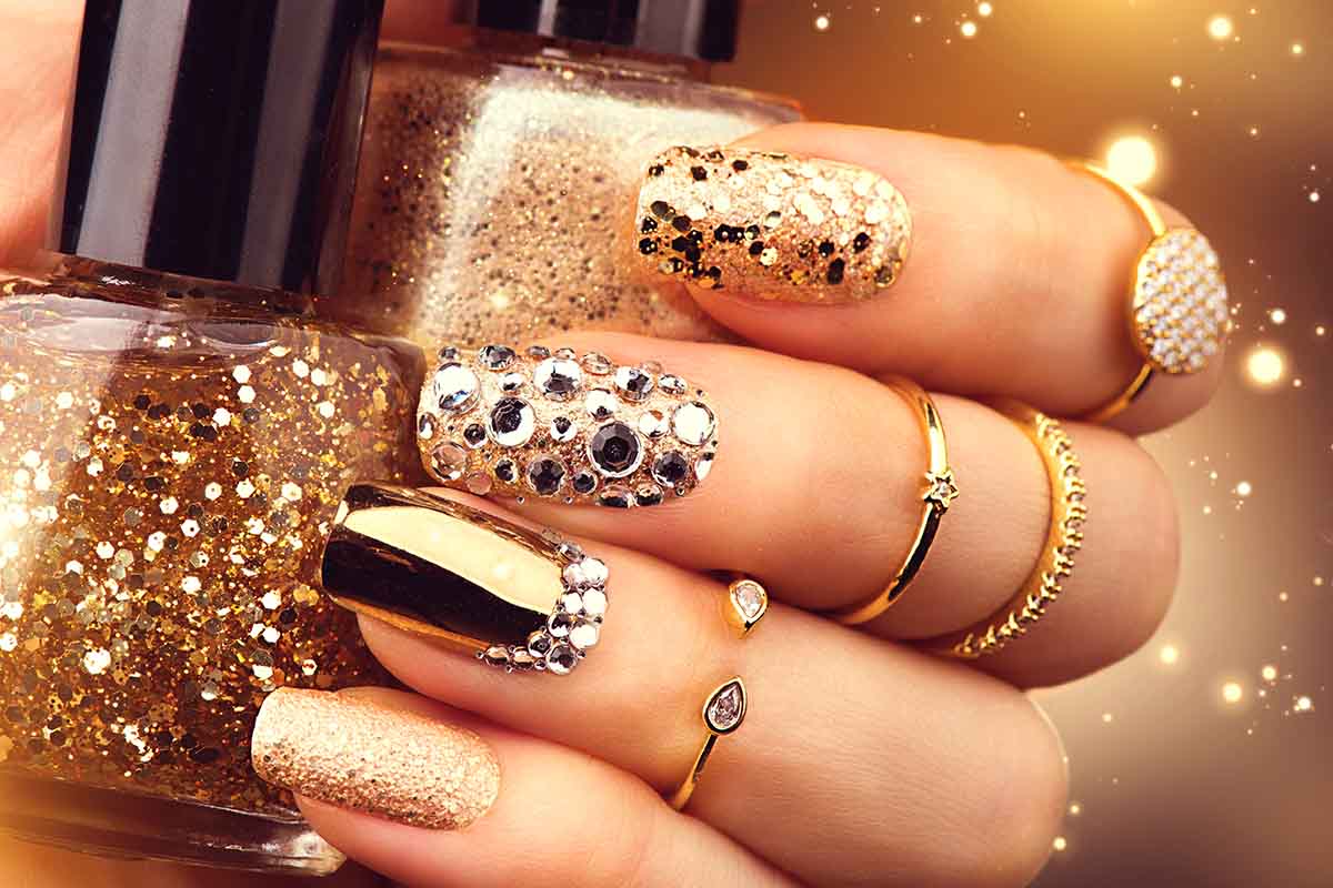nail art Capodanno