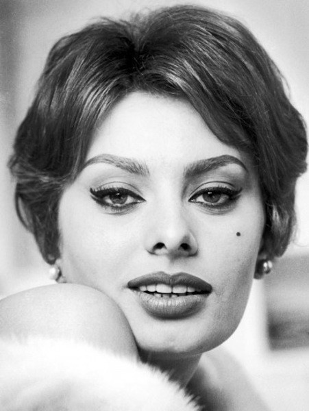 Sophia Loren- esempio tipologia sopracciglia ad arco

