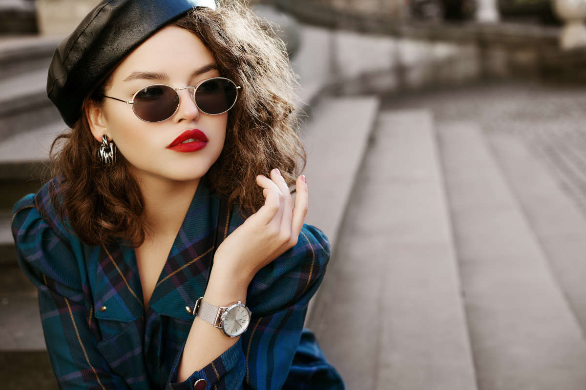 Ragazza in blu