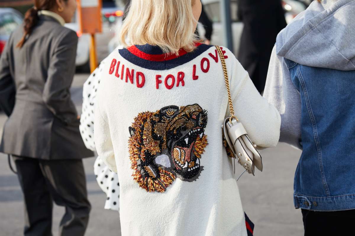 Cardigan Gucci motivo tigre
