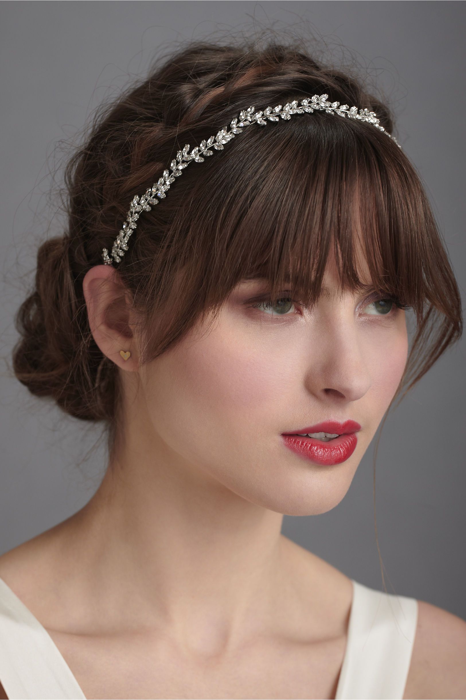 Fashey Diadema Da Sposa Con Fiori, Perline E Strass - Cerchietto Per Capelli Donna, Unica, Elegante Per Matrimoni E Feste