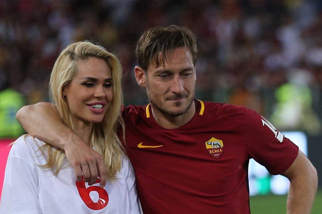 Ilary Blasi e Francesco Totti