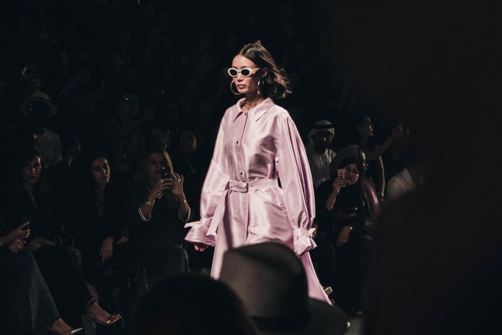 Modella in passerella