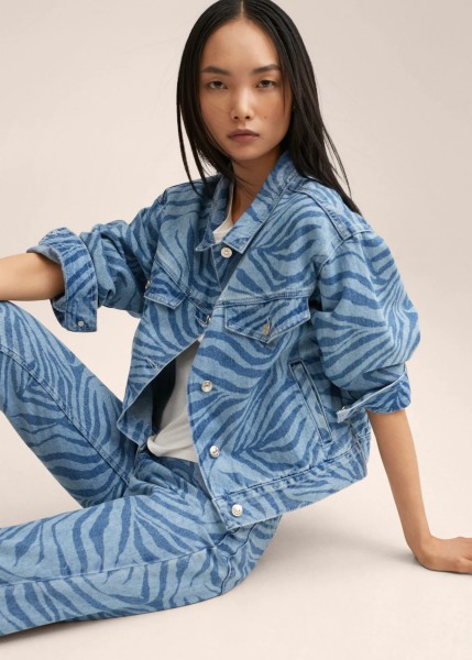 Giacca in denim Mango, tendenze primavera-estate 2022