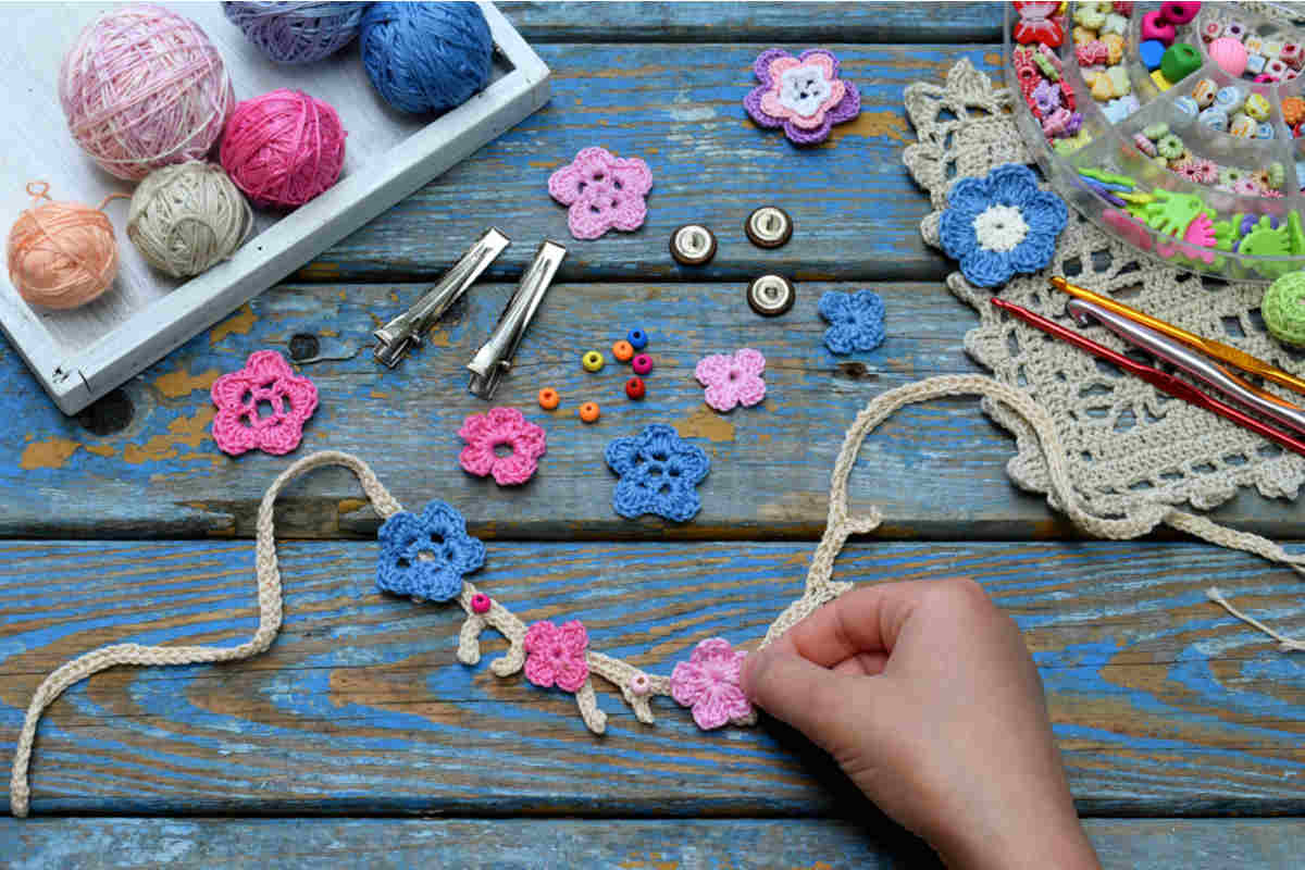 Bracciale handmade uncinetto