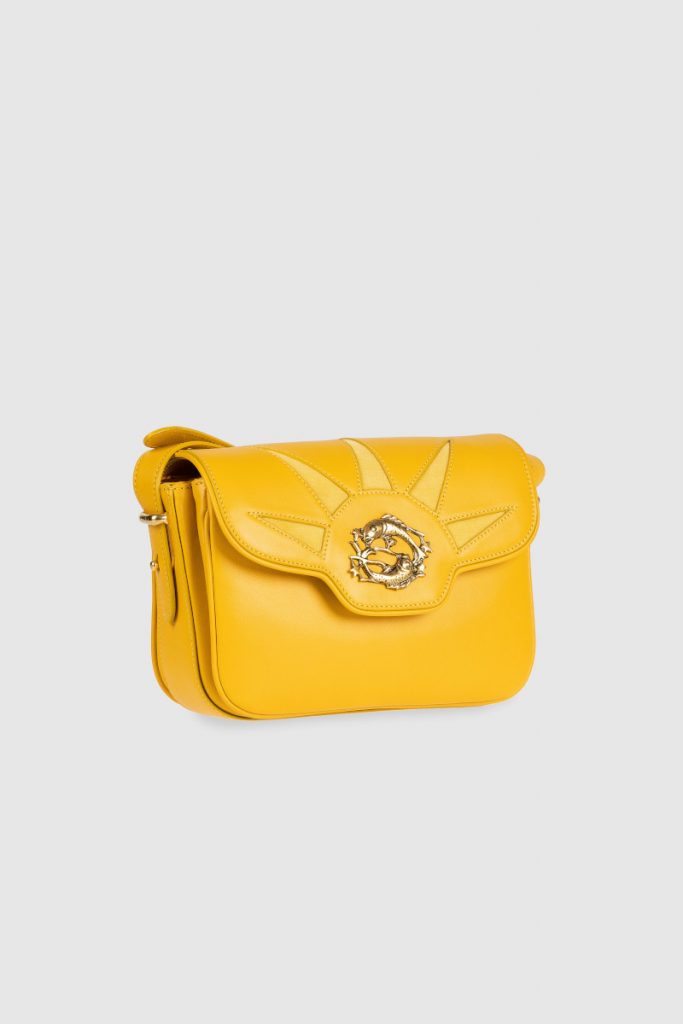 borsa a tracolla giallo limone LEDEFF