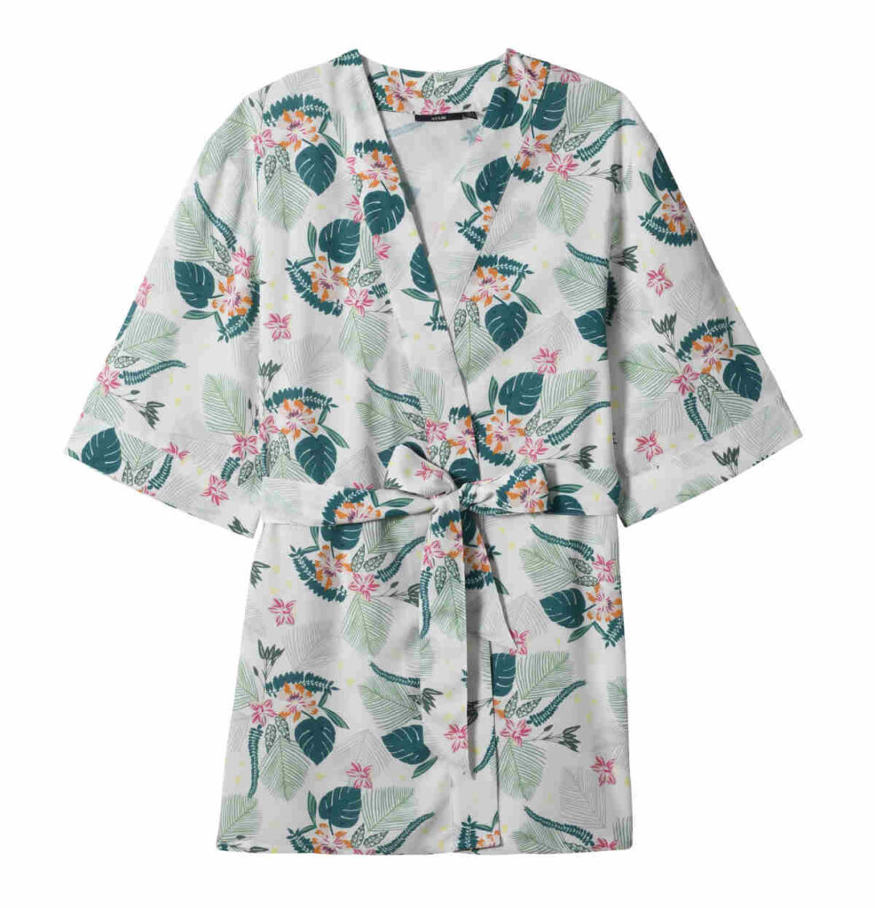 kimono floreale kiabi addio al nubilato