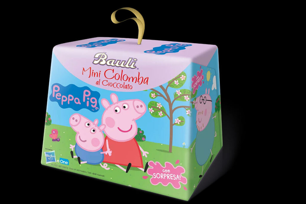 mini colomba bauli di peppa pig per pasqua 2023