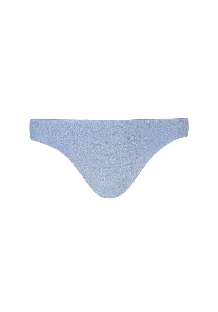 slip lurex azzurro goldenpoint su sfondo bianco