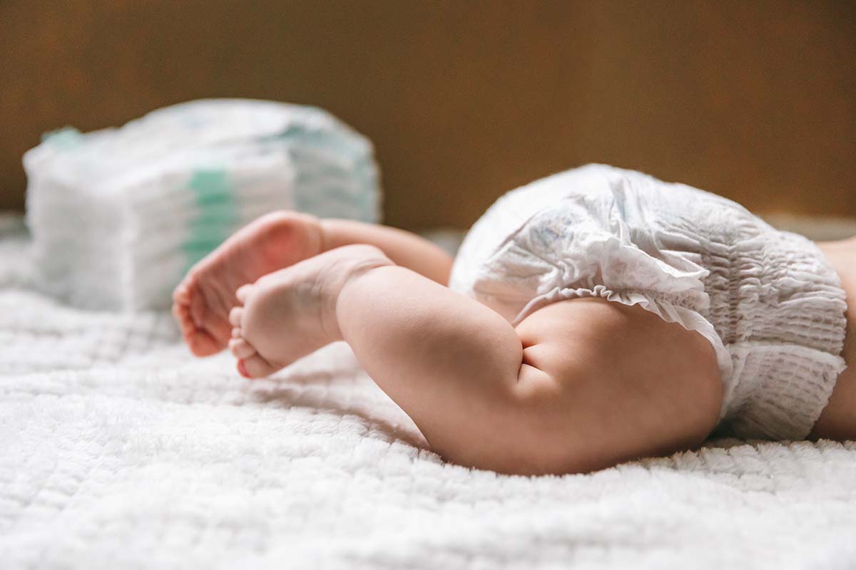 Prodotti sostenibili per il cambio pannolino dei bambini