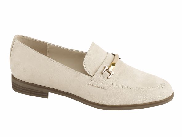 deichmann loafer in microfibra scamosciata beige