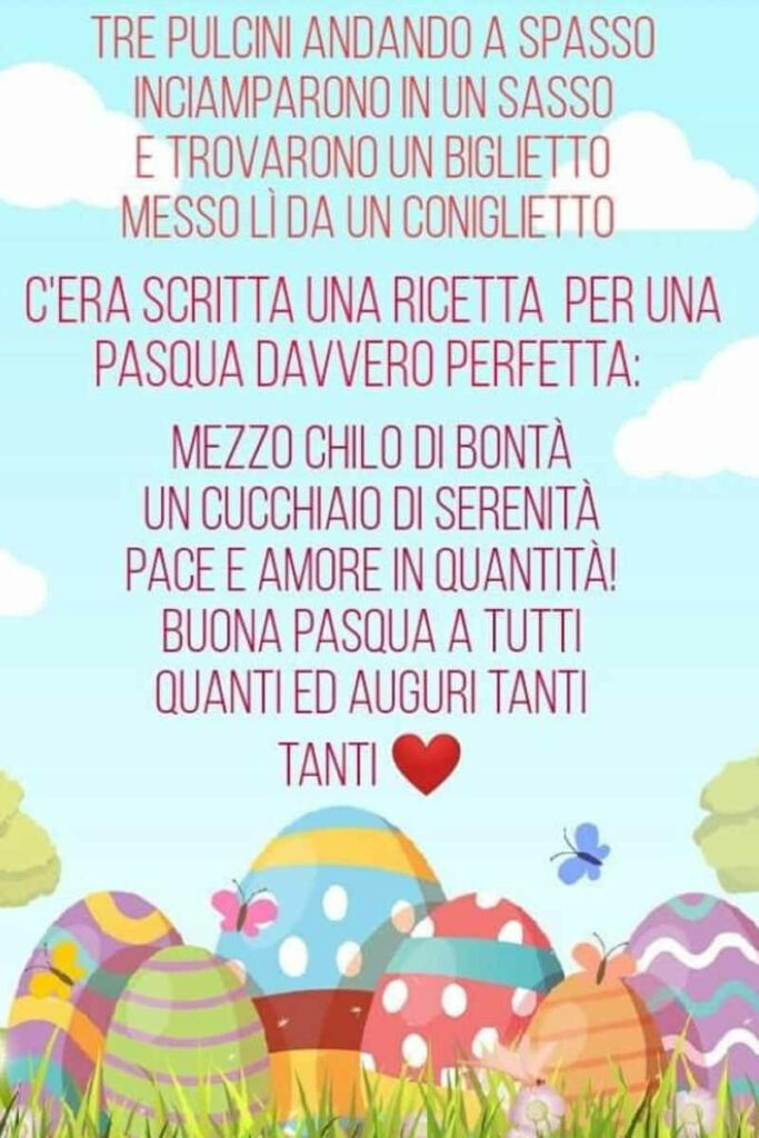 frasi per gli auguri di pasqua