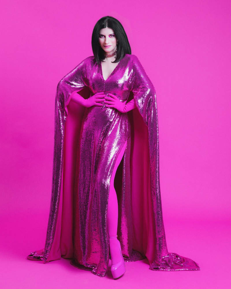 Laura Pausini in abito Valentino