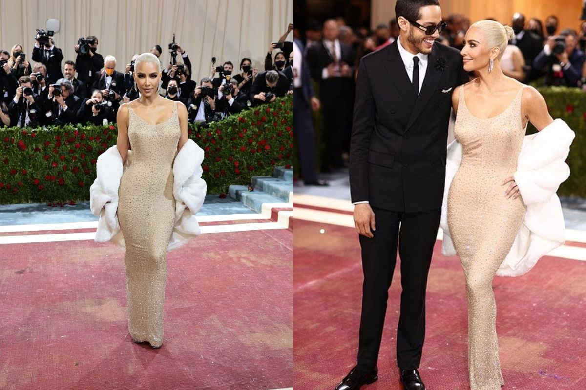 kim kardashian indossa abito marilyn monroe al met gala 2022
