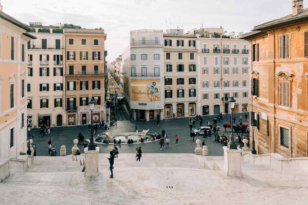 veduta Piazza di Spagna