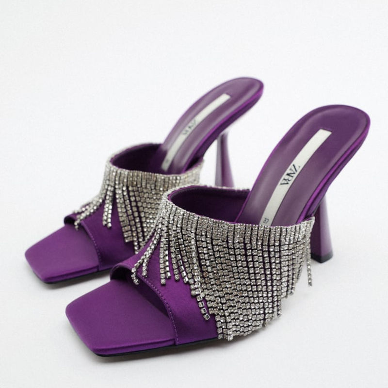 Scarpe mules gioiello Zara