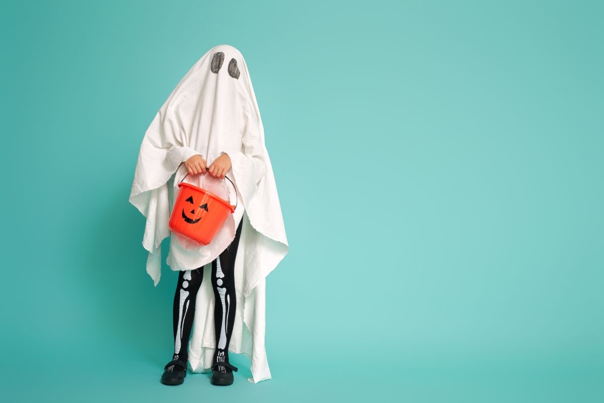 bambino travestito per Halloween