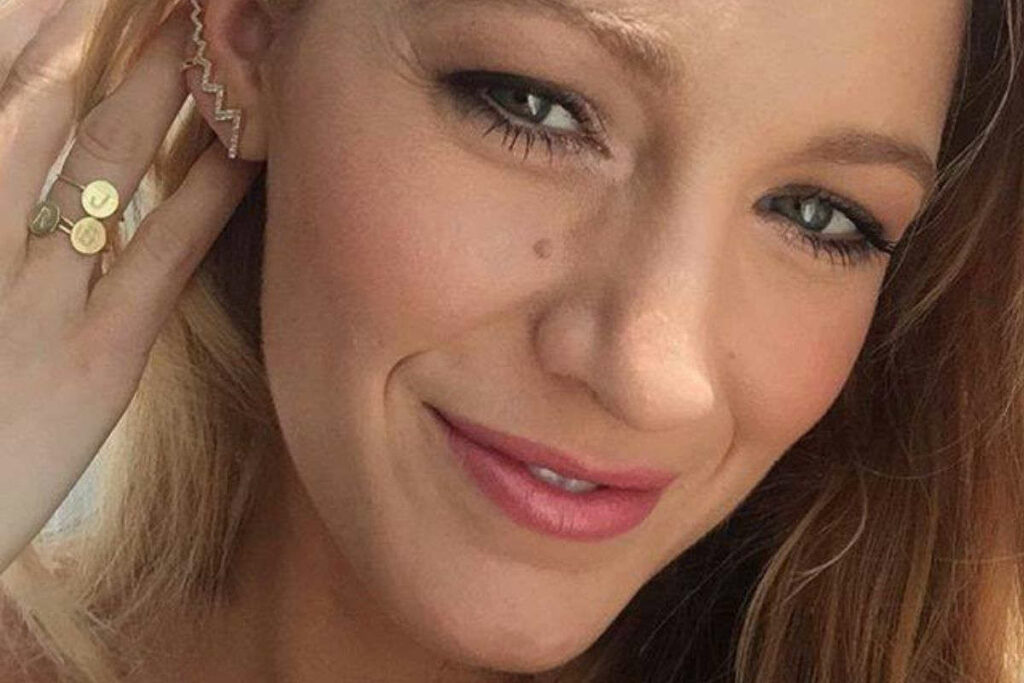 Blake Lively make up acqua e sapone