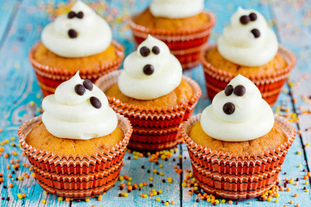 muffin di Halloween con crema al burro