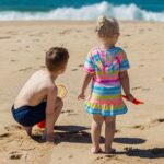 bambini in spiaggia