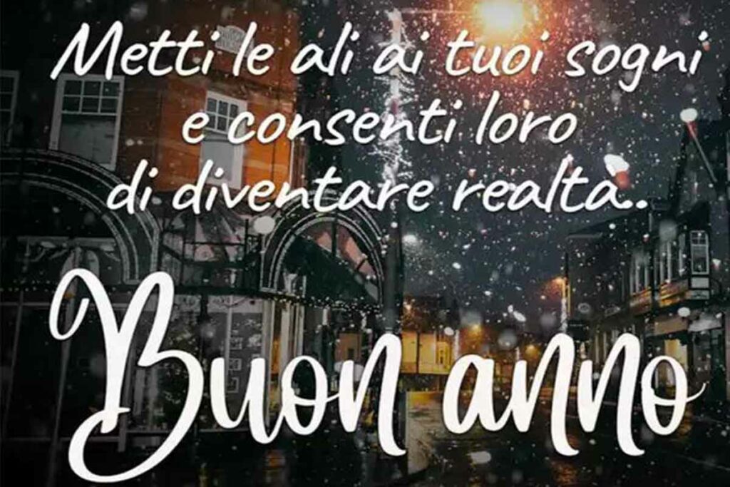 immagine buon anno con frase