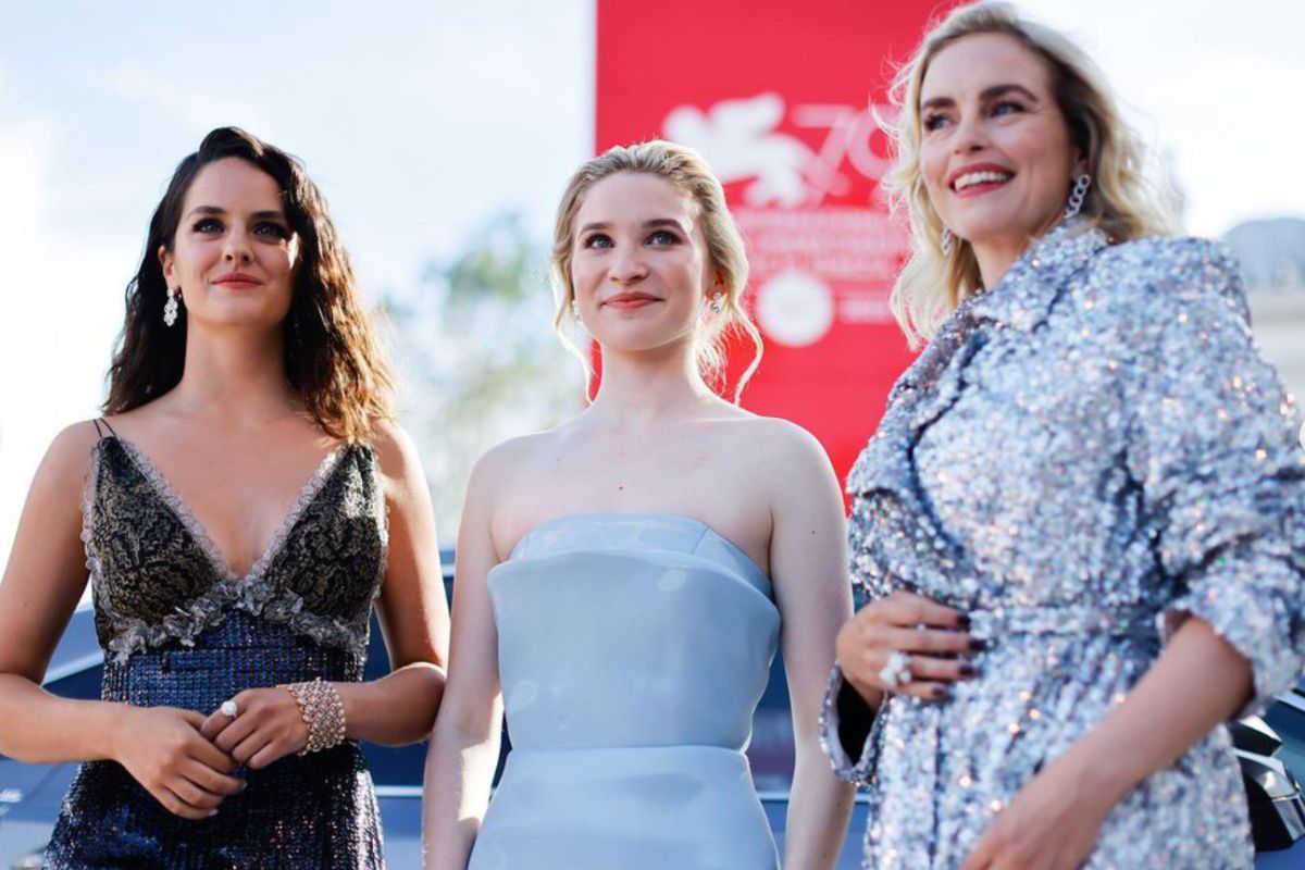 Nina Hoss, Noemie Merlant, Sophie Kauer red carpet Festival di Venezia