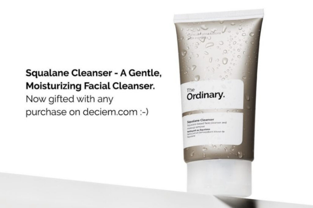 The Ordinary Squalane cleanser