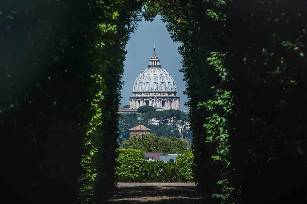 Roma vista dal buco della serratura 