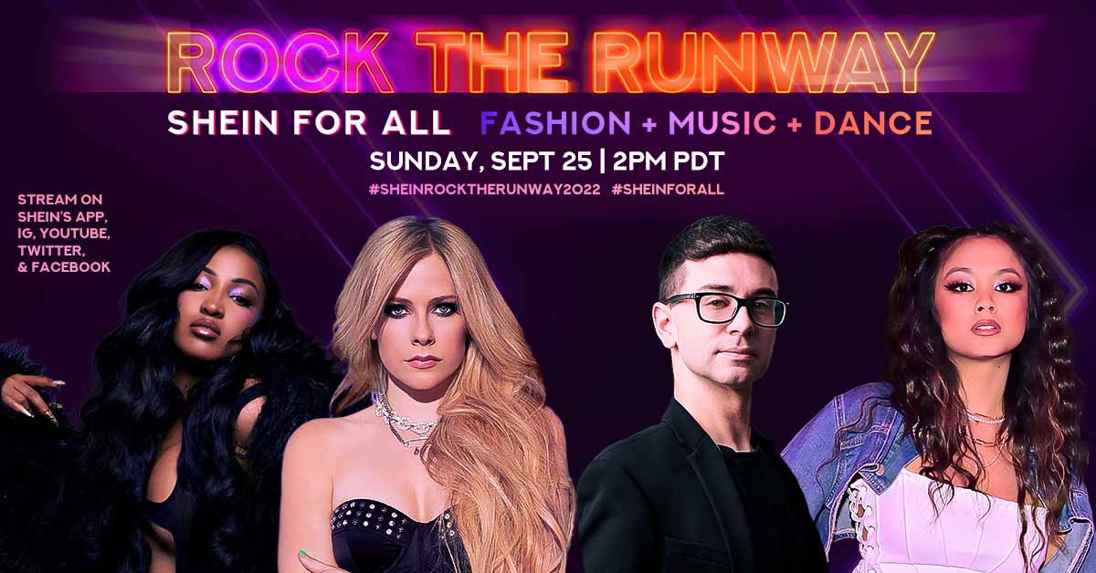 Rock The Runway: SHEIN for All. Moda e musica insieme in passerella