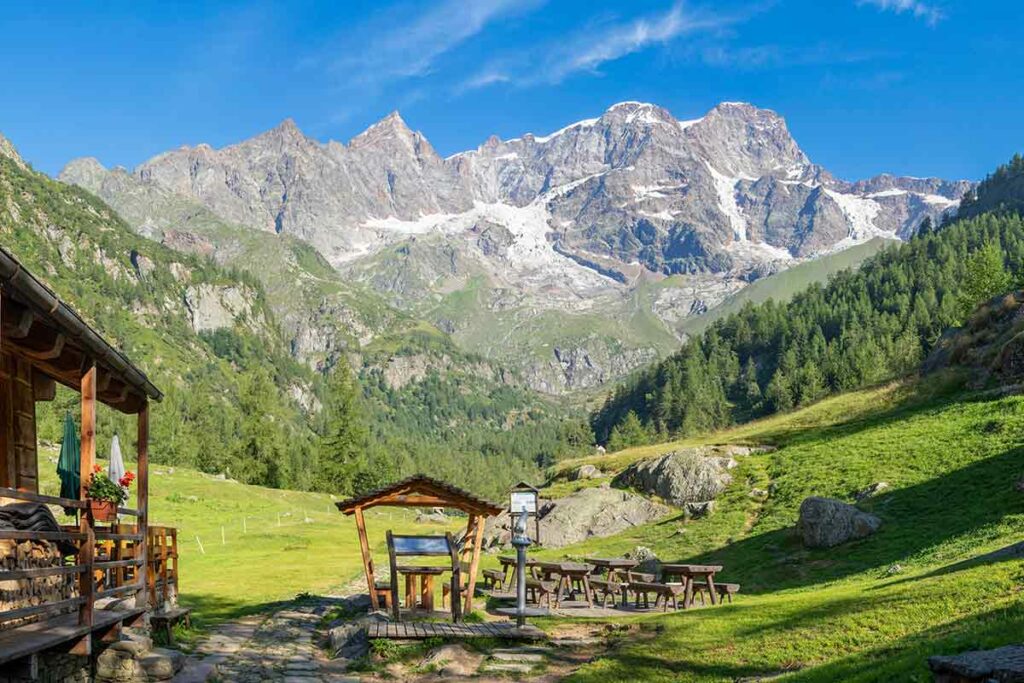 panorama rifugio valsesia