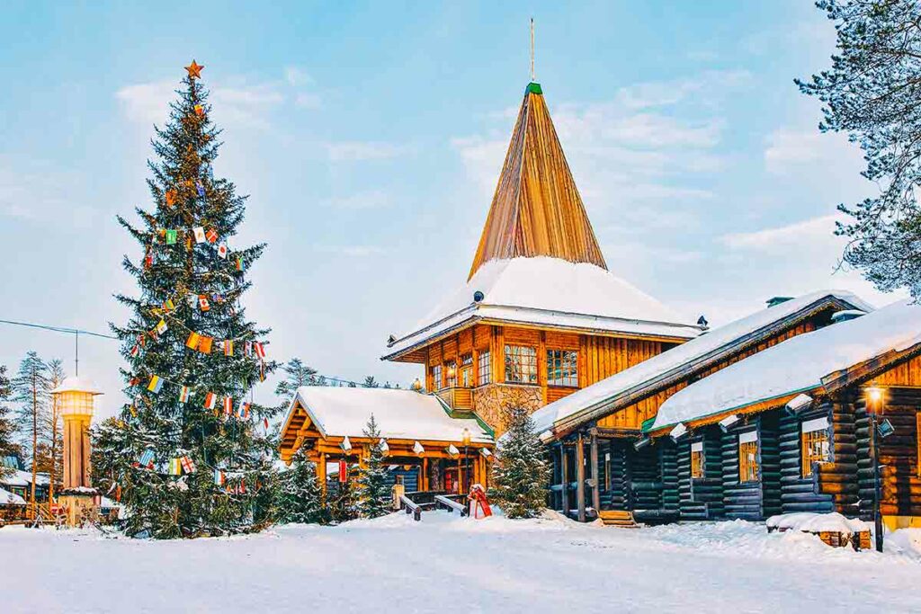 villaggio di babbo natale lapponia