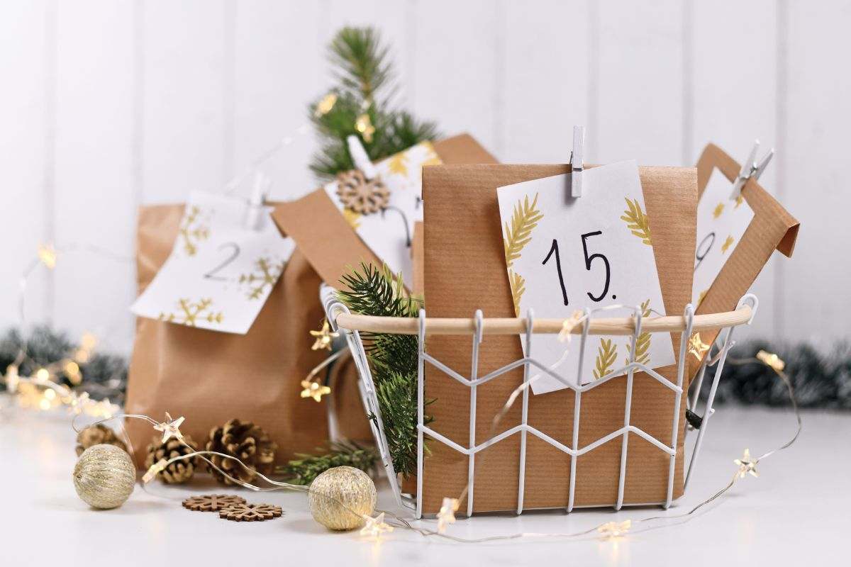 bustine per calendario dell'avvento