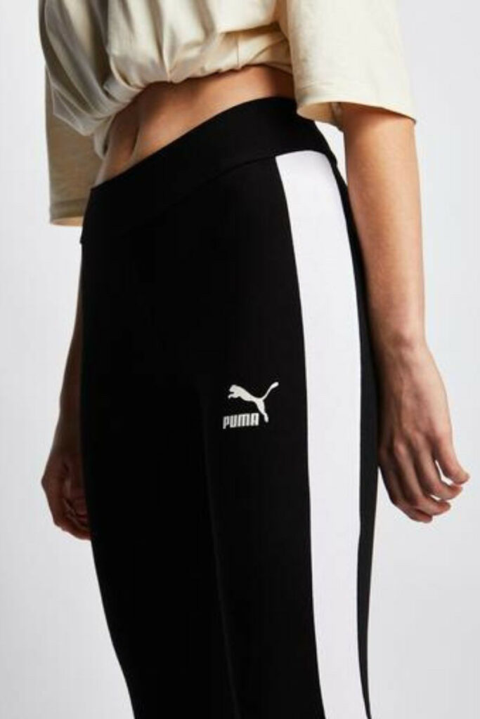 leggings Puma neri e bianchi
