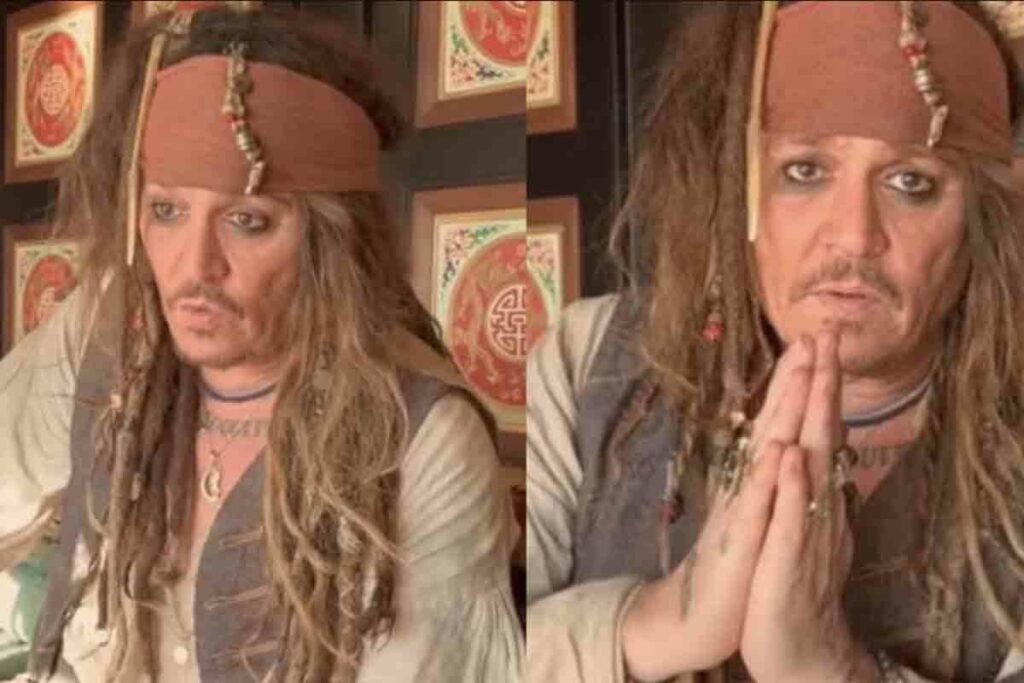 Johnny Depp nei panni di Jack Sparrow