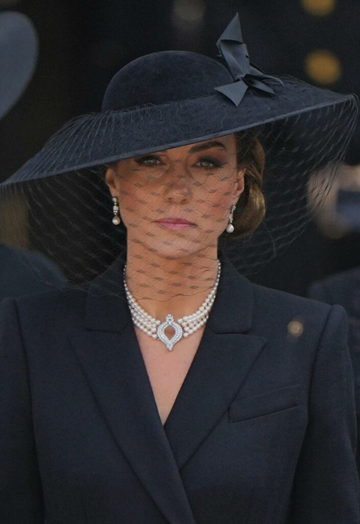 Kate Middleton al funerale  della Regina Elisabetta