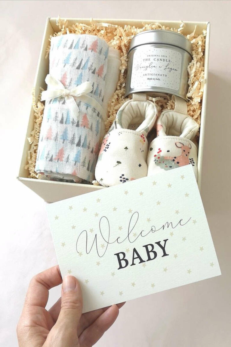 Set Regalo 36 Pezzi Per Ospiti Baby Shower – Penne A Scatto Con Portachiavi E Biglietto Auguri