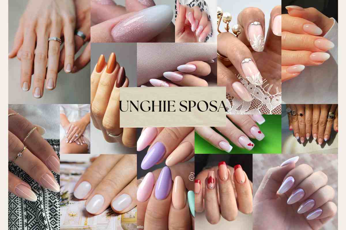 Esempi di unghie da sposa