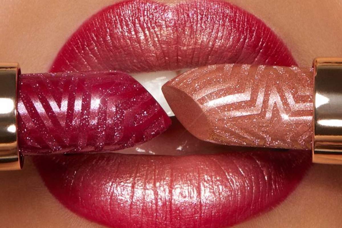 Rossetto glitter, la tendenza inverno del 2023