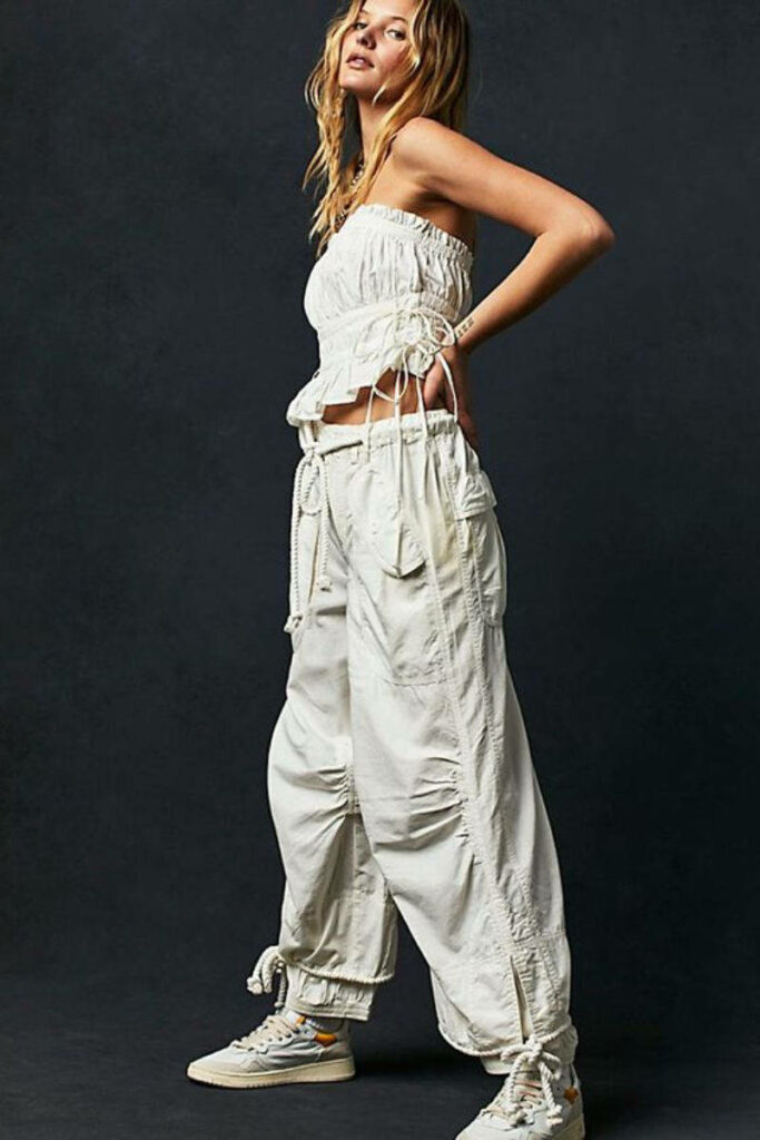 Parachute pants tendenza cargo