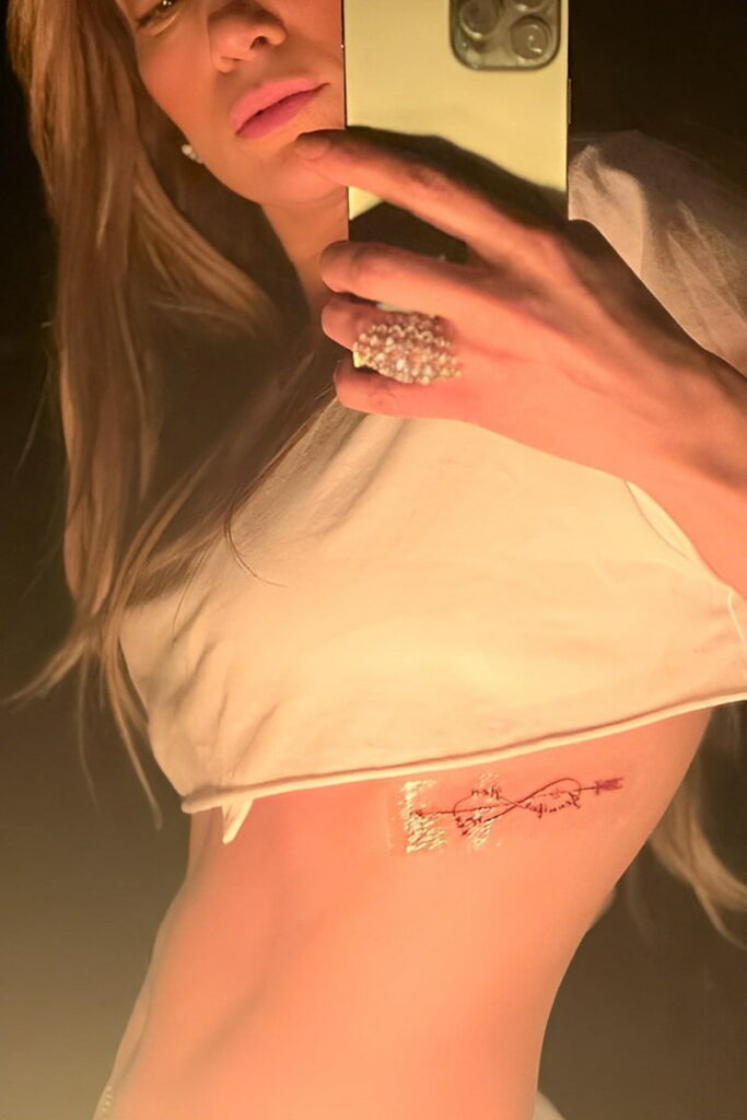 Jennifer Lopez e Ben Affleck tatuaggio di coppia dei Bennifer