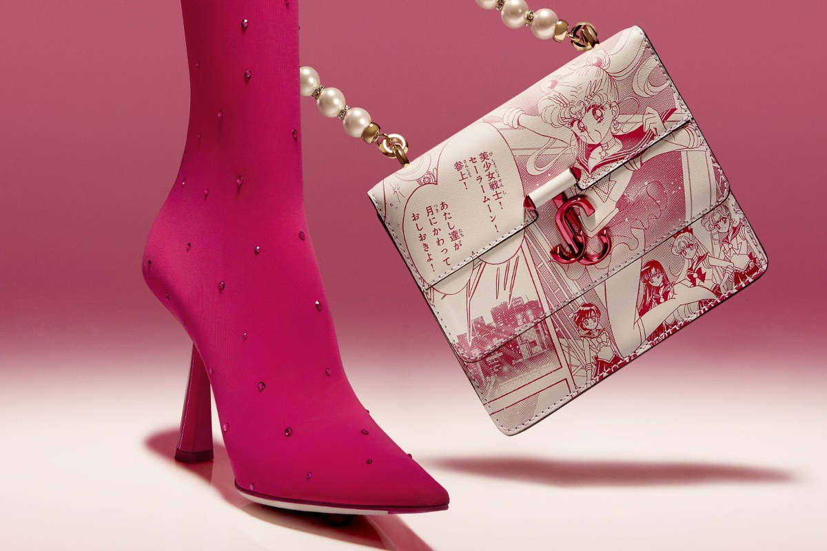 scarpe capsule collection dedicate a sailor moon di jimmy choo
