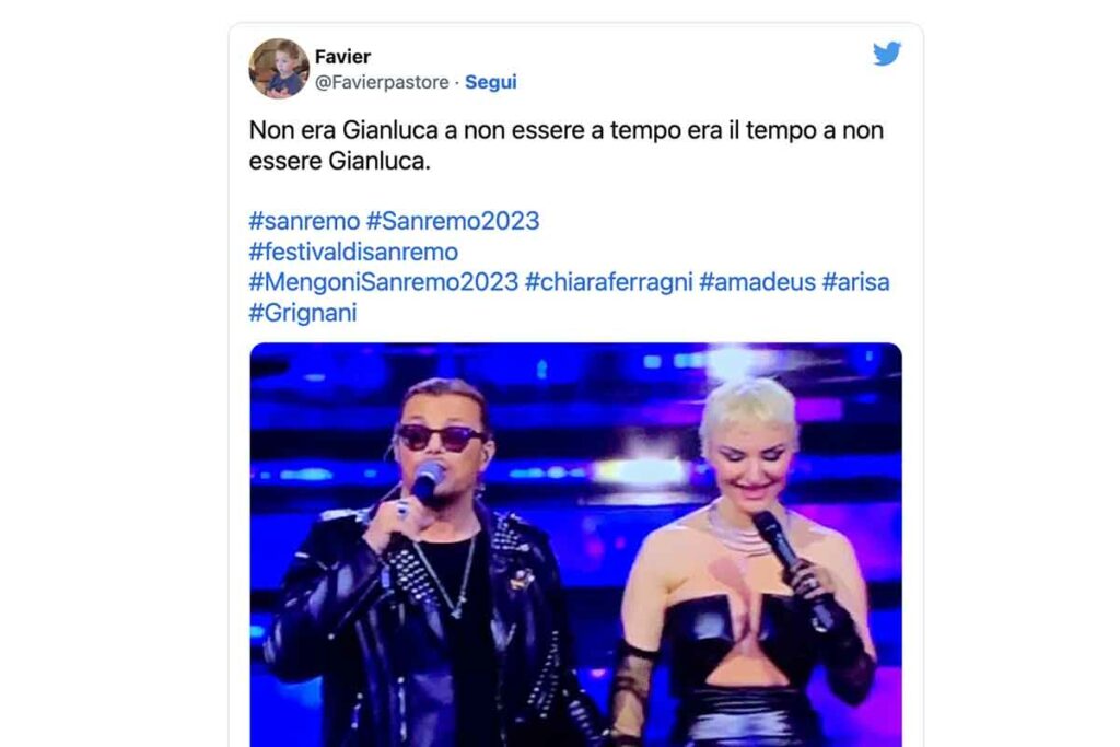 meme sanremo grignani