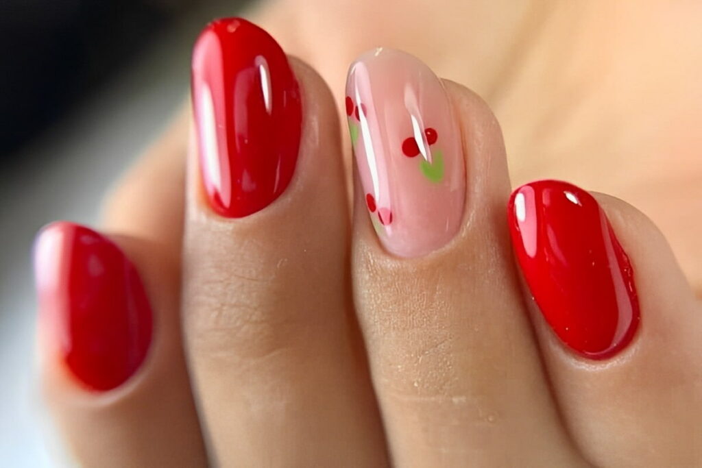 Cherry Nails tendenza unghie primavera