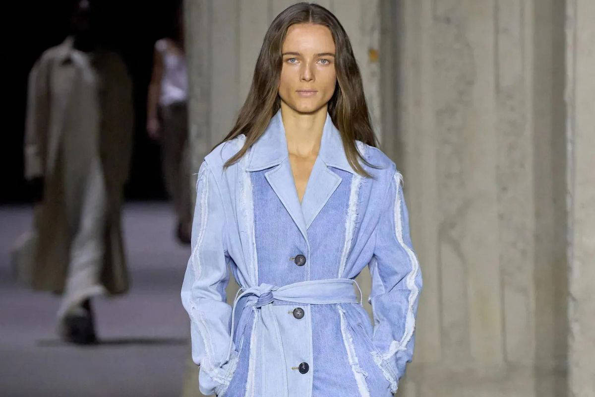 Tendenza jeans bicolore primavera